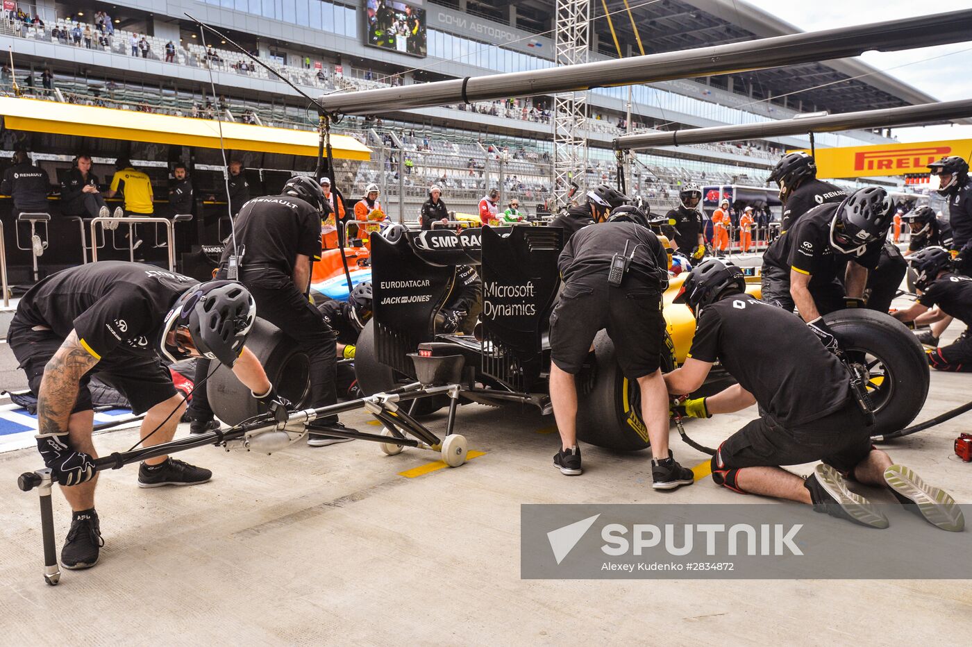 2016 Formula 1 Russian Grand Prix. Practice one