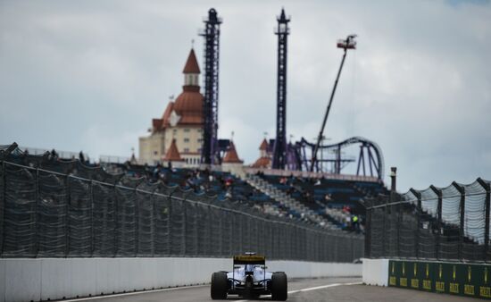 2016 Formula 1 Russian Grand Prix. Practice one