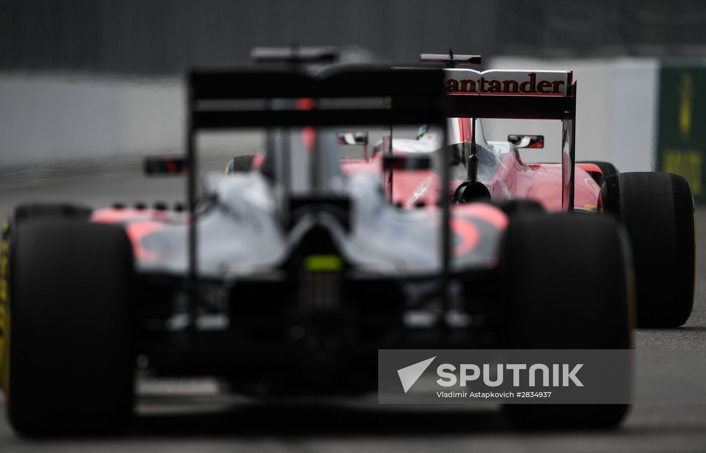 2016 Formula 1 Russian Grand Prix. Practice one