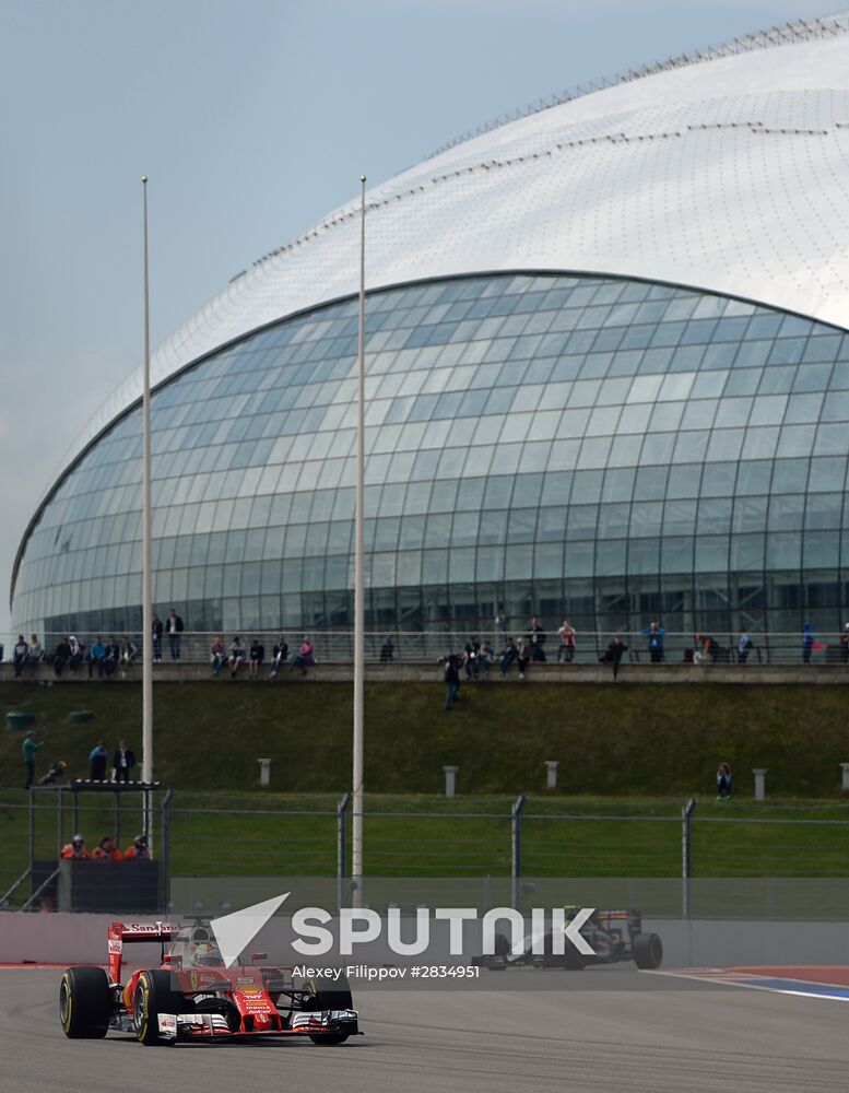 2016 Formula 1 Russian Grand Prix. Practice one