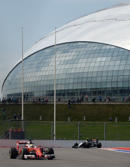 2016 Formula 1 Russian Grand Prix. Practice one