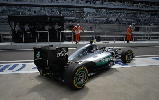2016 Formula 1 Russian Grand Prix. Practice one