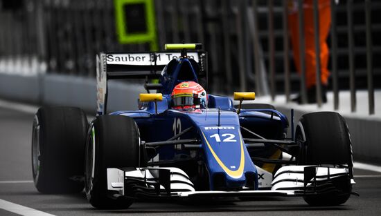 2016 Formula 1 Russian Grand Prix. Practice one