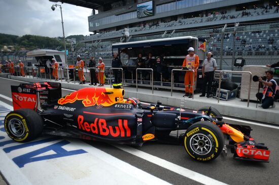 2016 Formula 1 Russian Grand Prix. Practice one