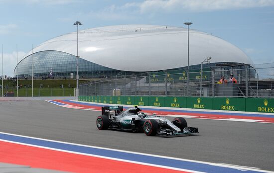 2016 Formula 1 Russian Grand Prix. Practice one