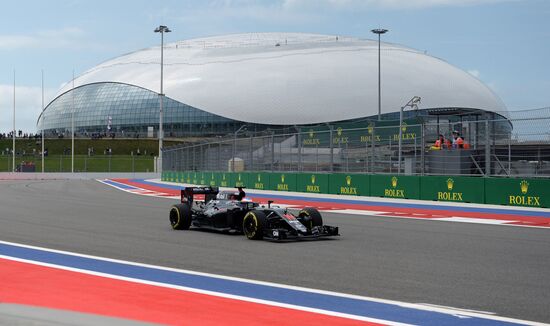 2016 Formula 1 Russian Grand Prix. Practice one