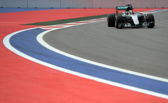 2016 Formula 1 Russian Grand Prix. Practice one