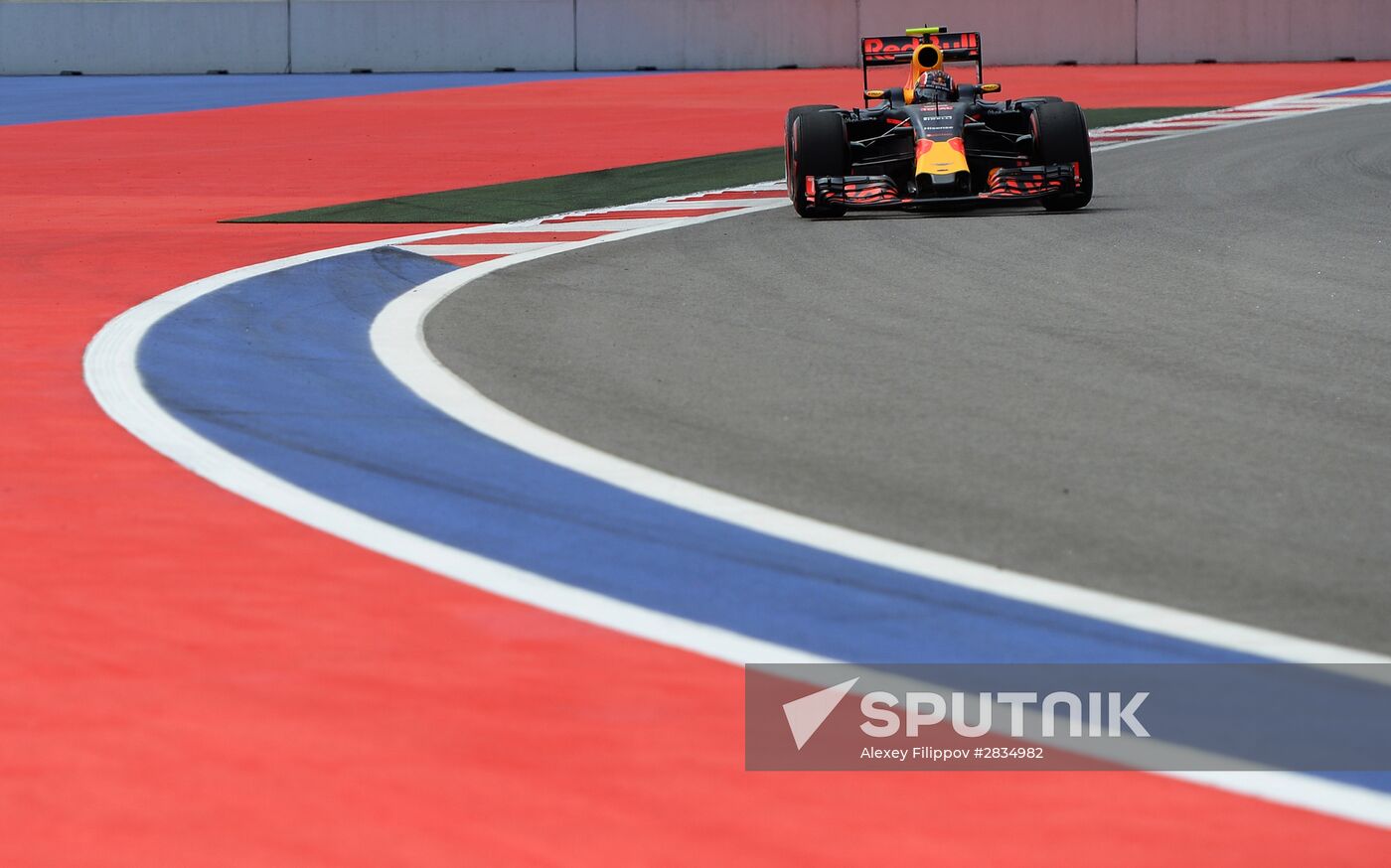 2016 Formula 1 Russian Grand Prix. Practice one