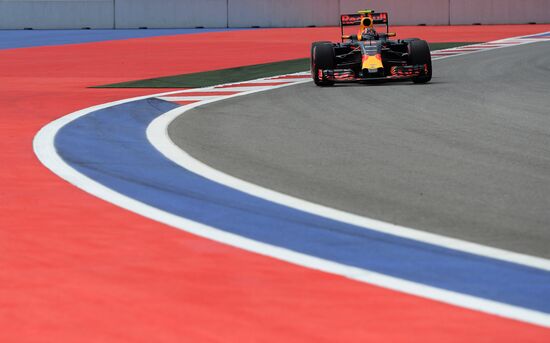 2016 Formula 1 Russian Grand Prix. Practice one