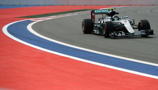 2016 Formula 1 Russian Grand Prix. Practice one