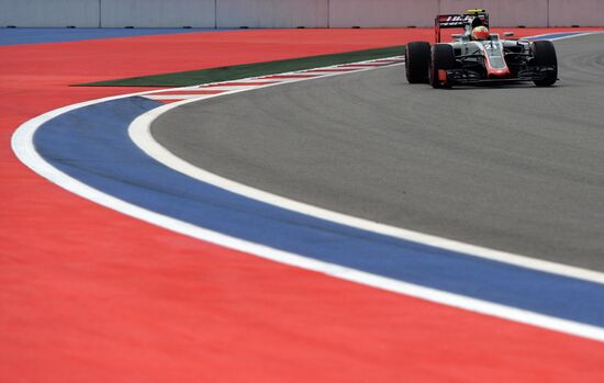 2016 Formula 1 Russian Grand Prix. Practice one