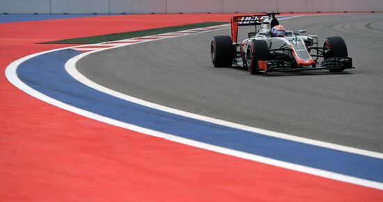 2016 Formula 1 Russian Grand Prix. Practice one