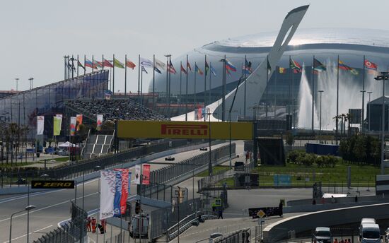 2016 Formula 1 Russian Grand Prix. Practice two