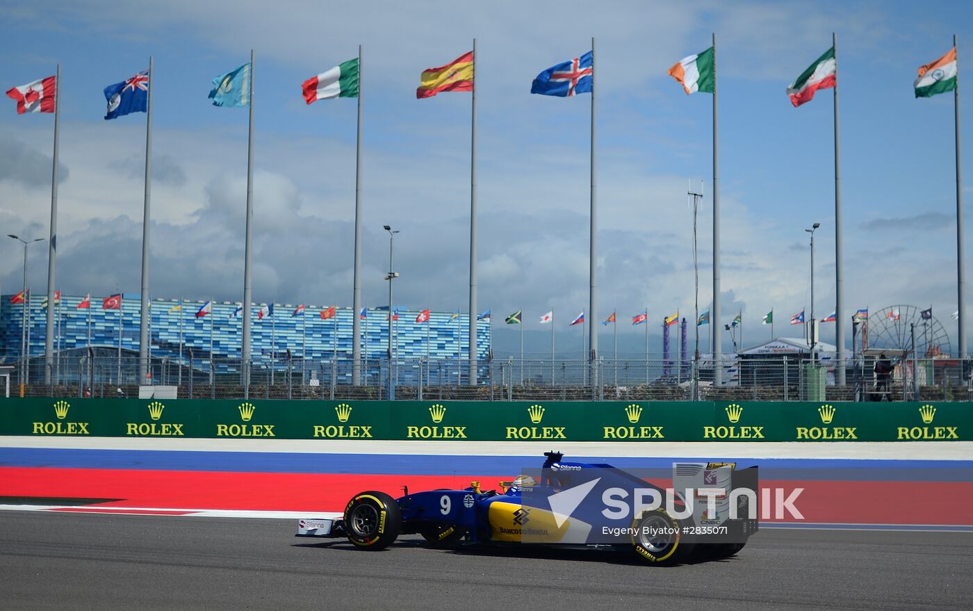 2016 Formula 1 Russian Grand Prix. Practice two