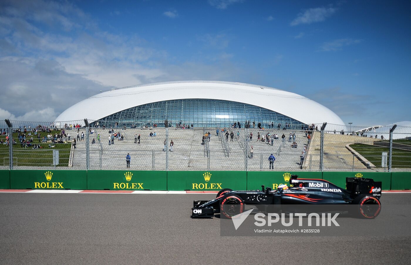 2016 Formula 1 Russian Grand Prix. Practice two