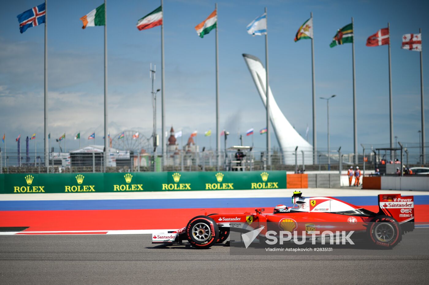 2016 Formula 1 Russian Grand Prix. Practice two