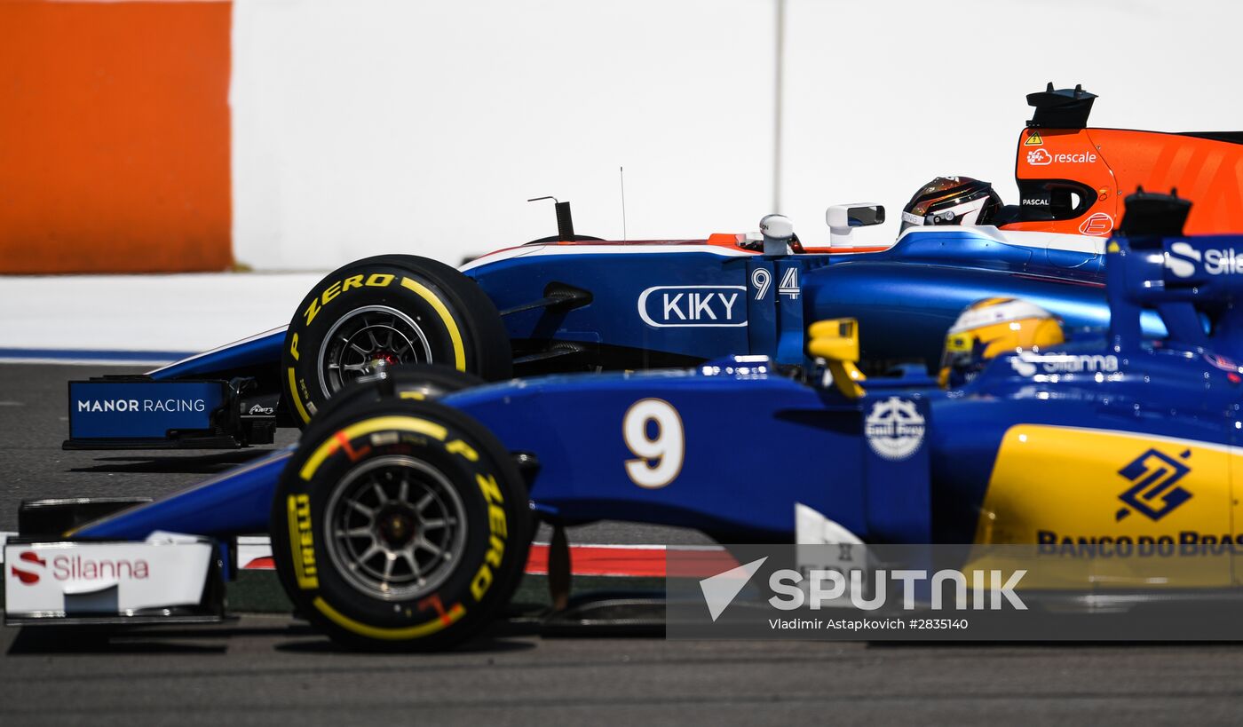 2016 Formula 1 Russian Grand Prix. Practice two