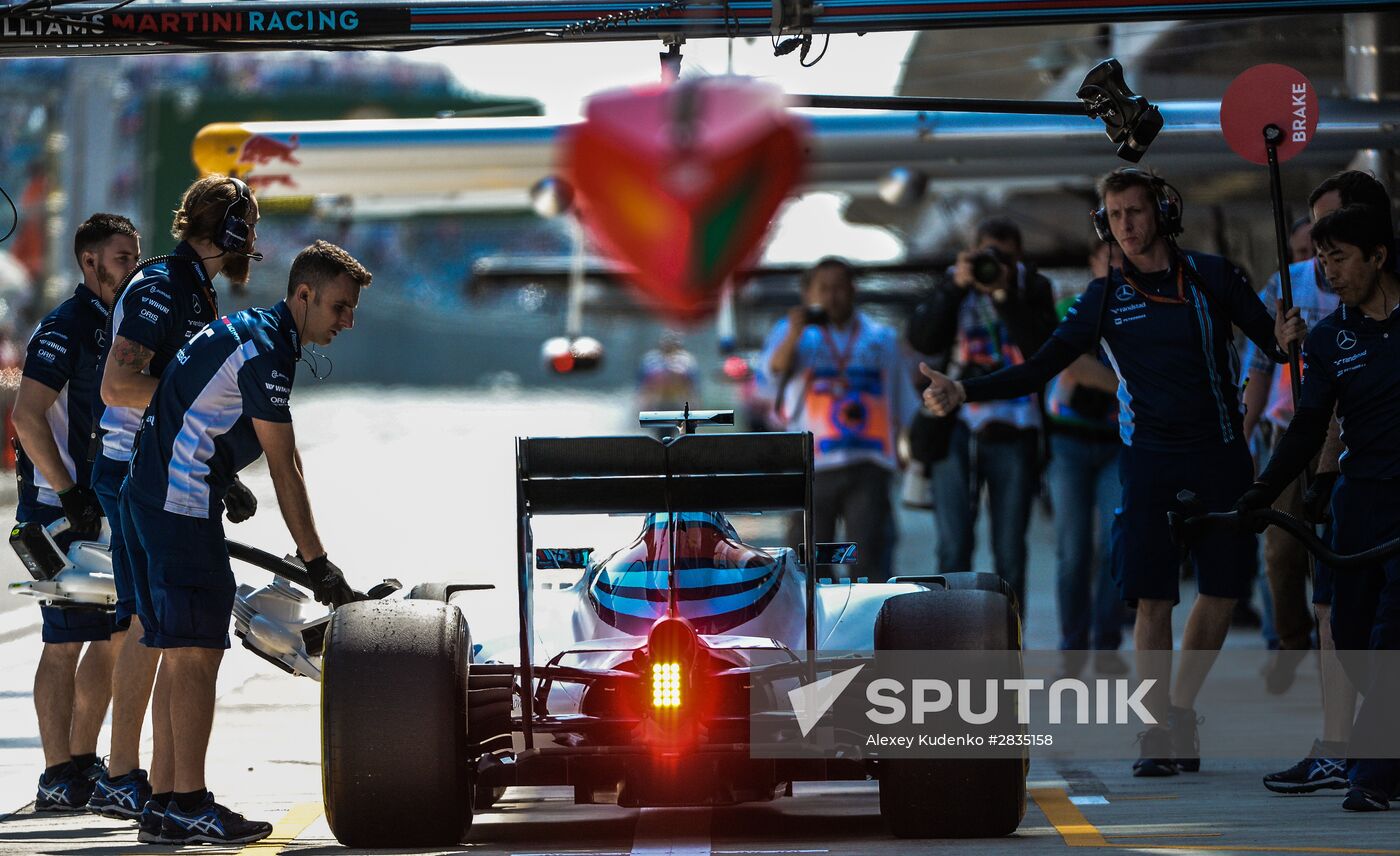 2016 Formula 1 Russian Grand Prix. Practice two