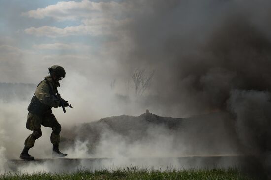 Blue beret test in Samara region