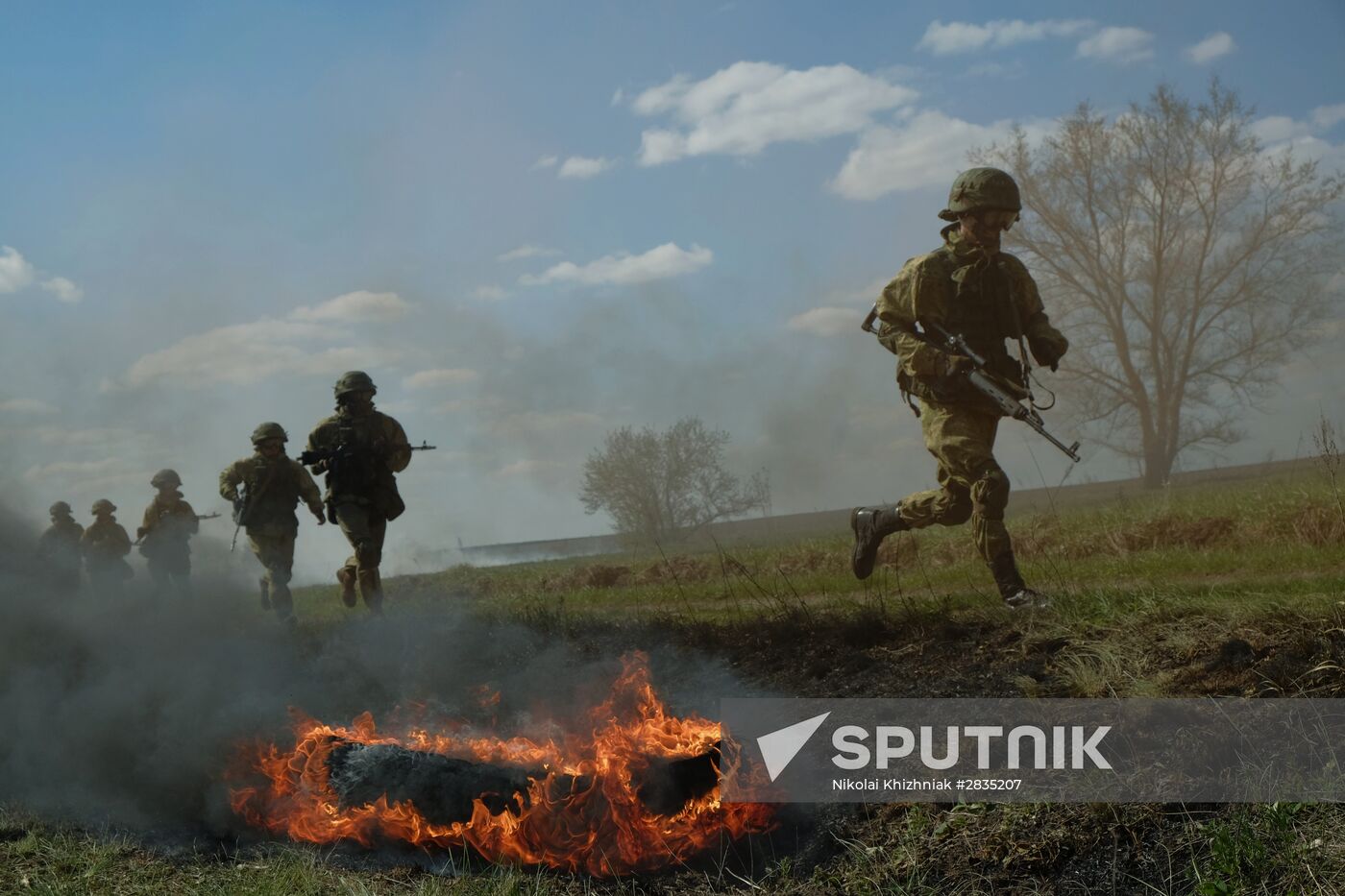 Blue beret test in Samara region