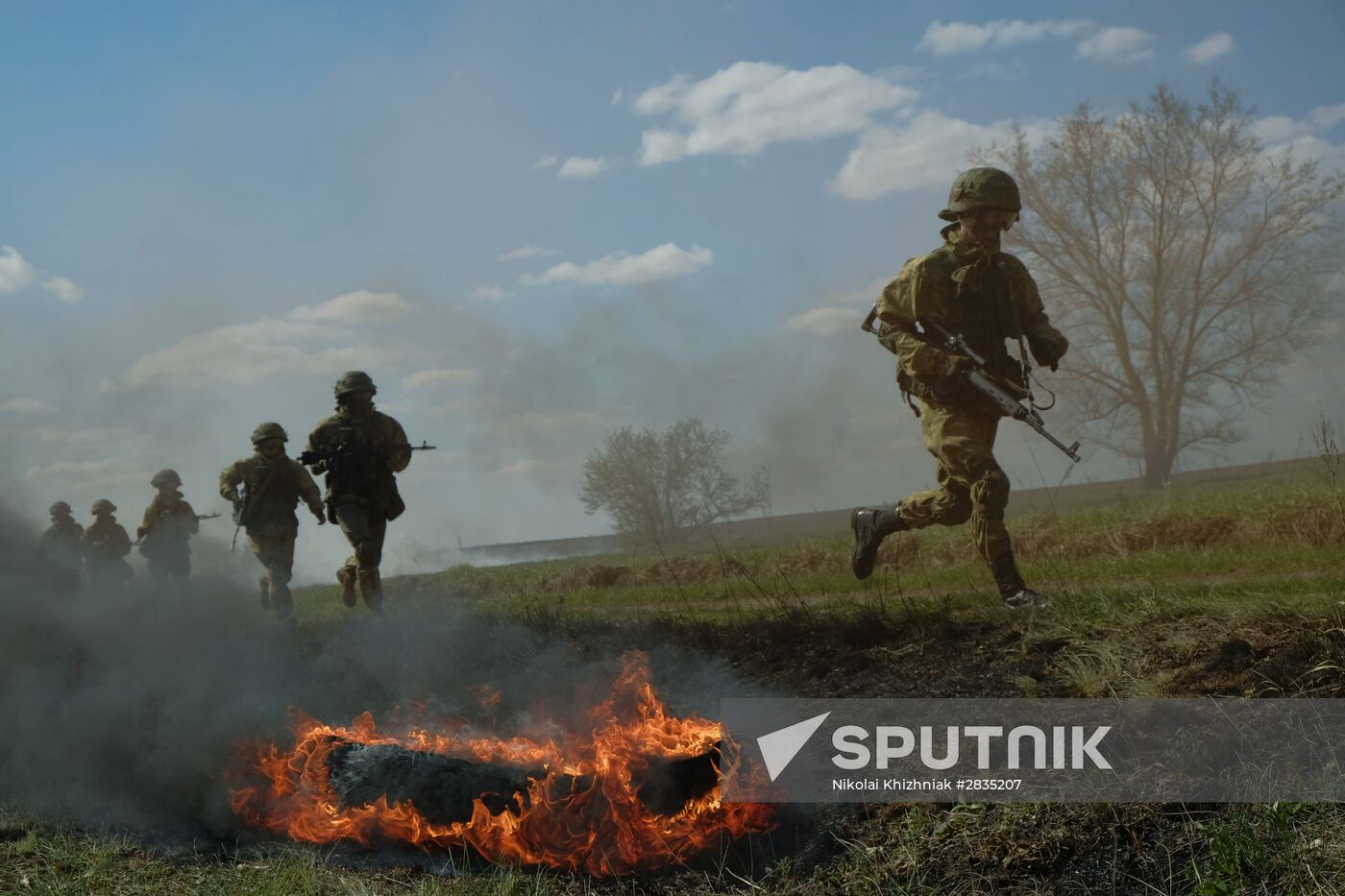 Blue beret test in Samara region