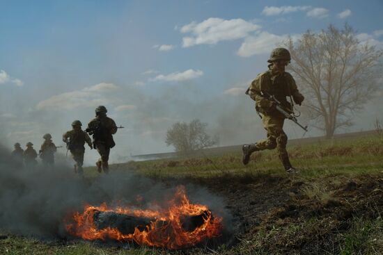 Blue beret test in Samara region