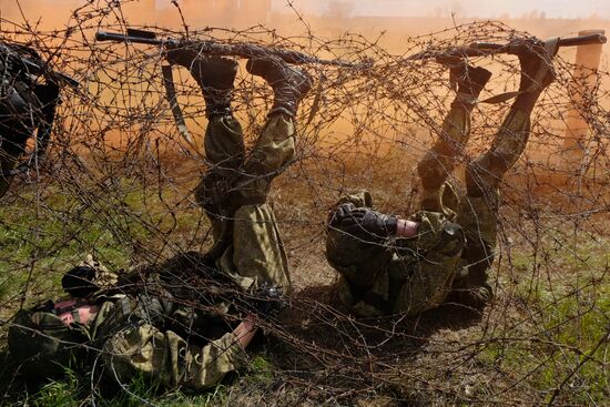 Blue beret test in Samara region
