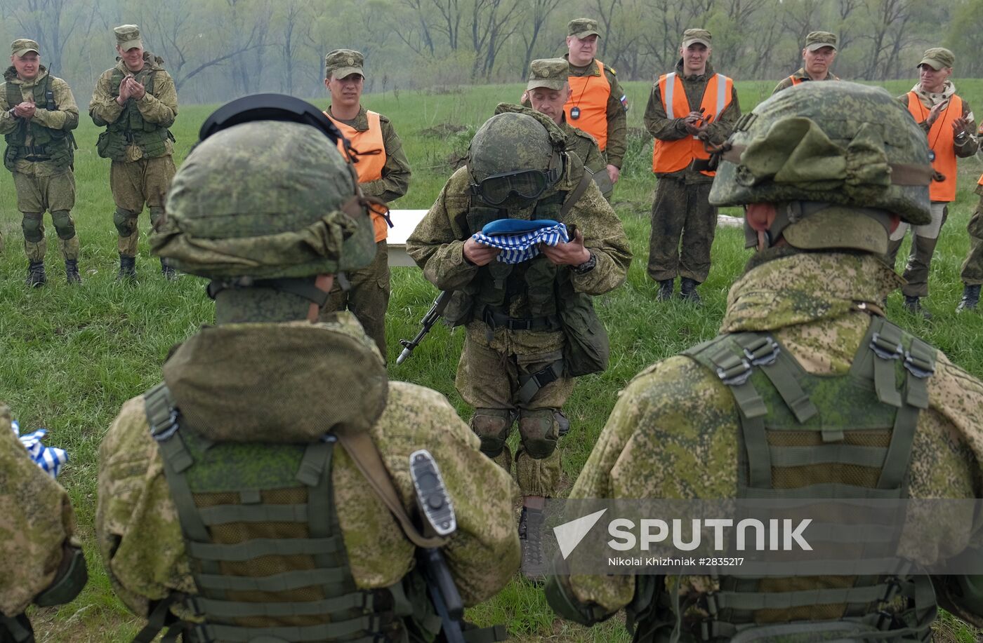 Blue beret test in Samara region