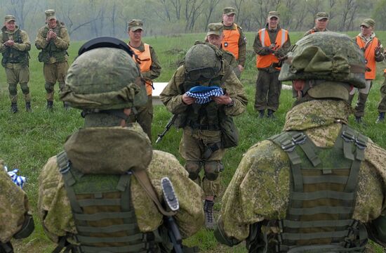 Blue beret test in Samara region