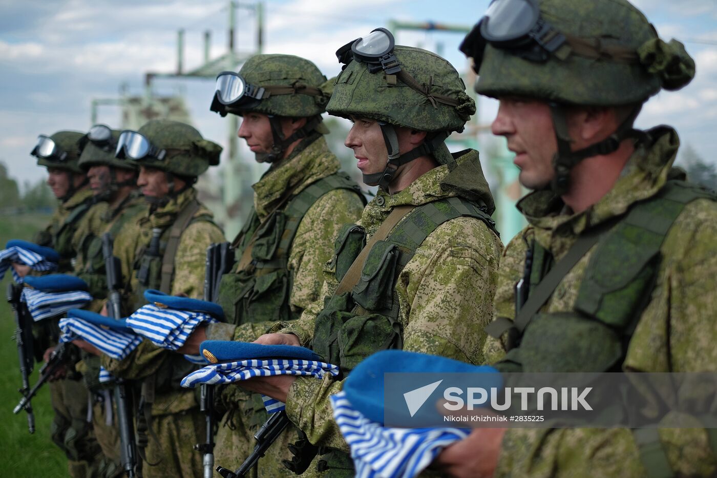 Blue beret test in Samara region
