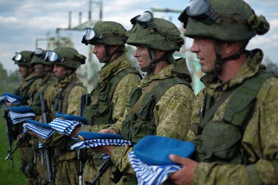 Blue beret test in Samara region