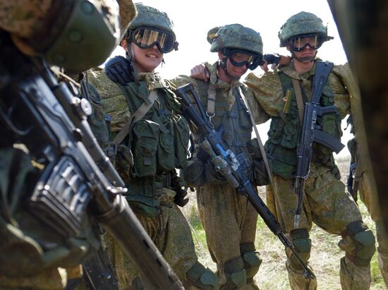 Blue beret test