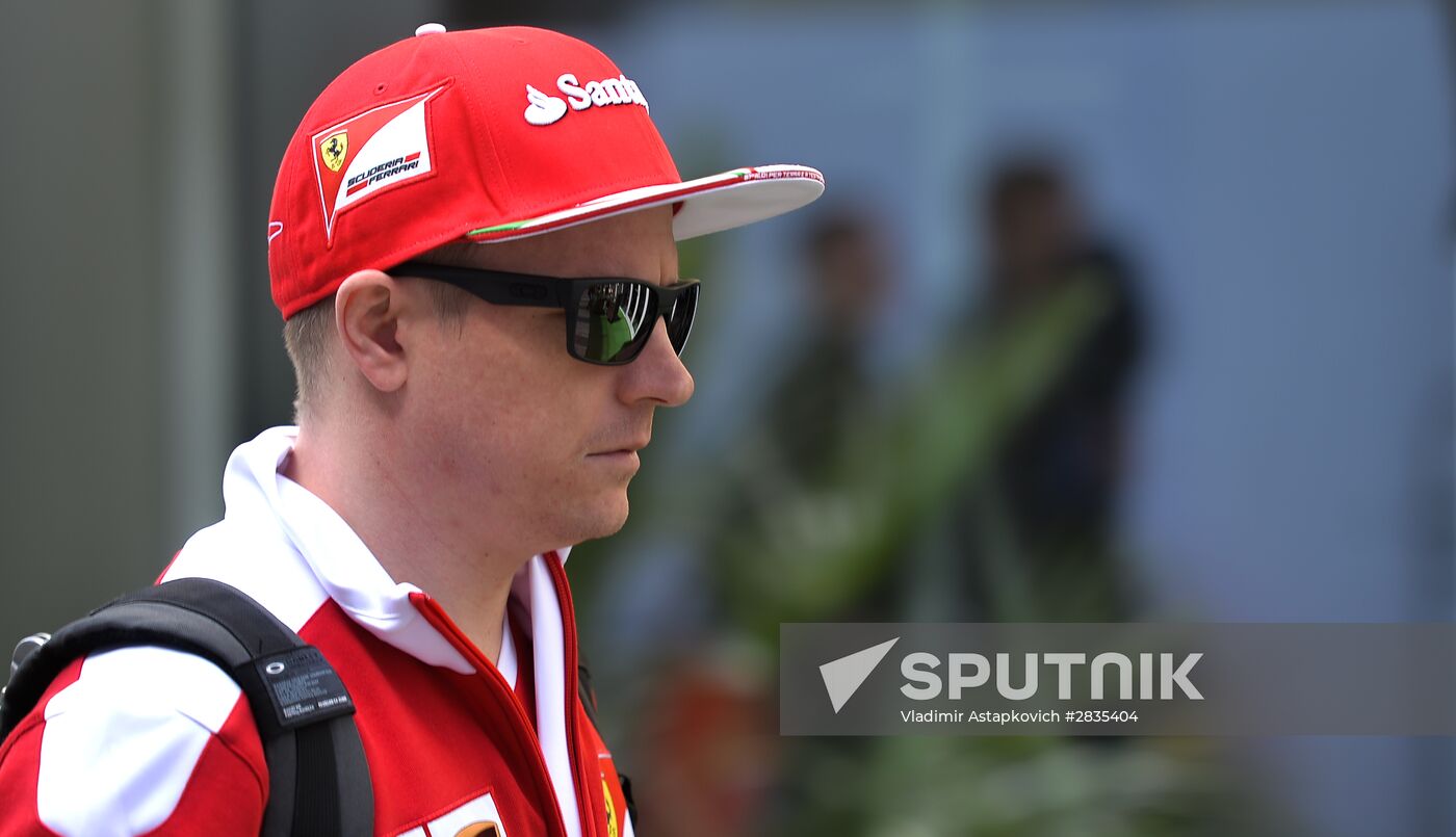 2016 Formula 1 Russian Grand Prix. Practice three