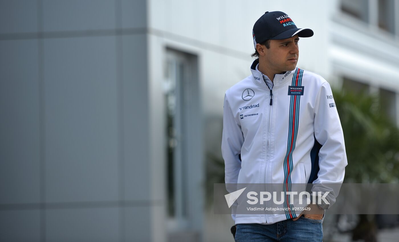 2016 Formula 1 Russian Grand Prix. Practice three