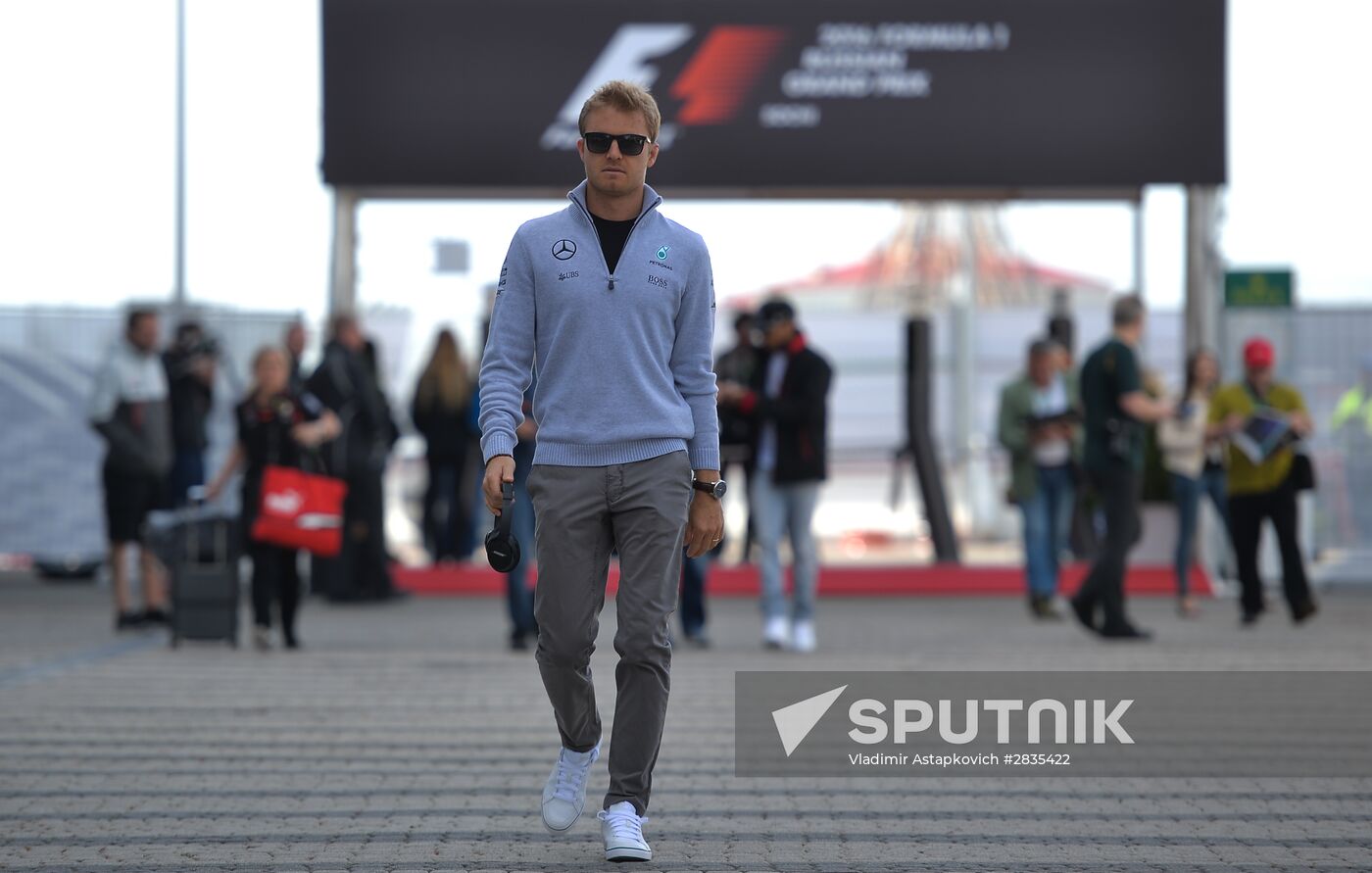 2016 Formula 1 Russian Grand Prix. Practice three