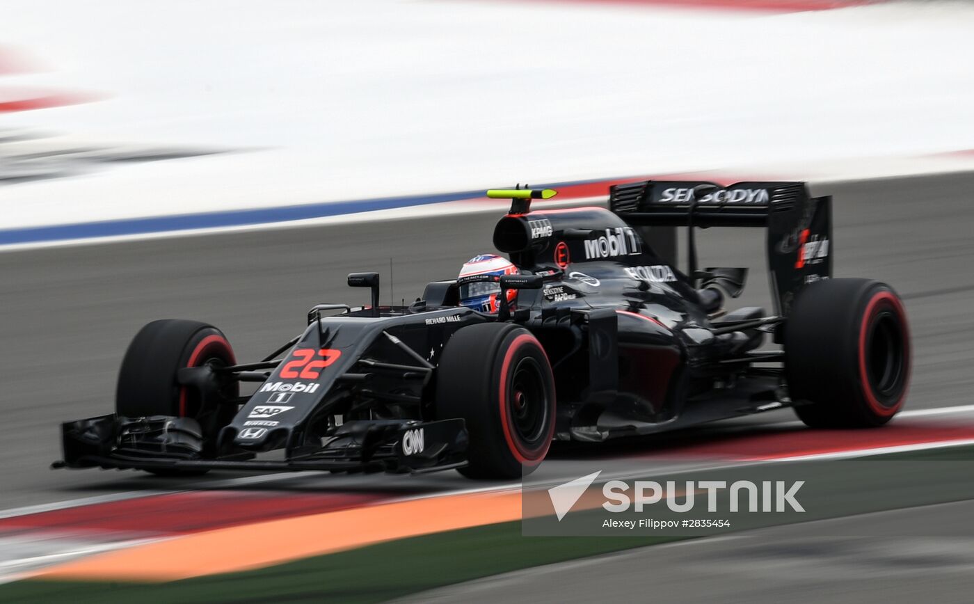 2016 Formula 1 Russian Grand Prix. Practice three
