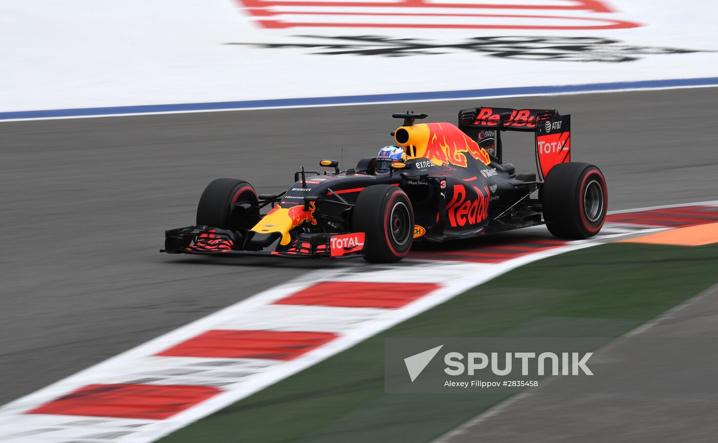 2016 Formula 1 Russian Grand Prix. Practice three