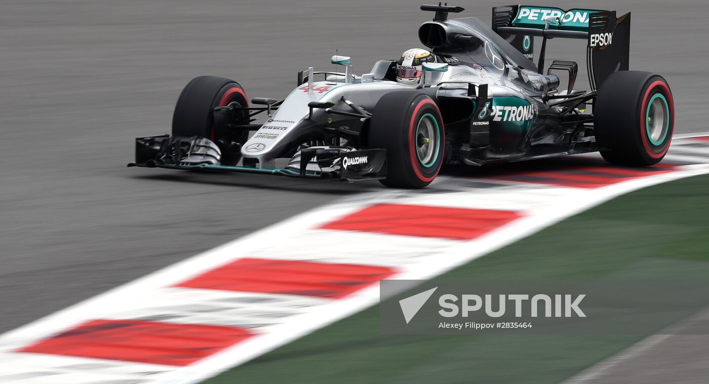 2016 Formula 1 Russian Grand Prix. Practice 3