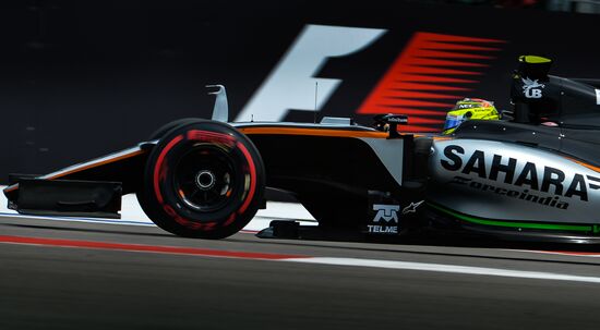 2016 Formula 1 Russian Grand Prix. Practice three
