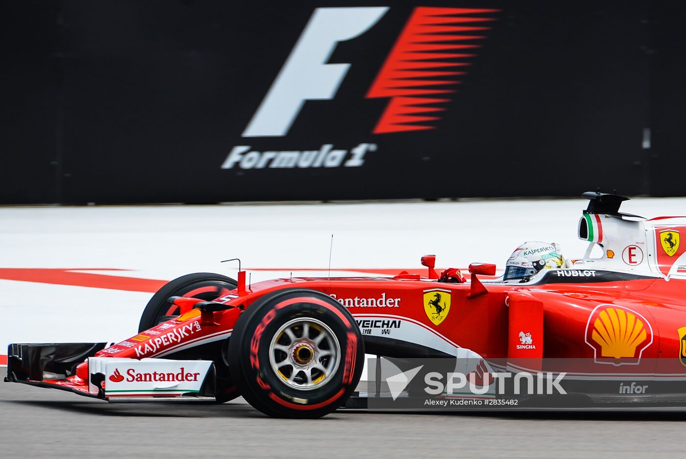 2016 Formula 1 Russian Grand Prix. Third practice session