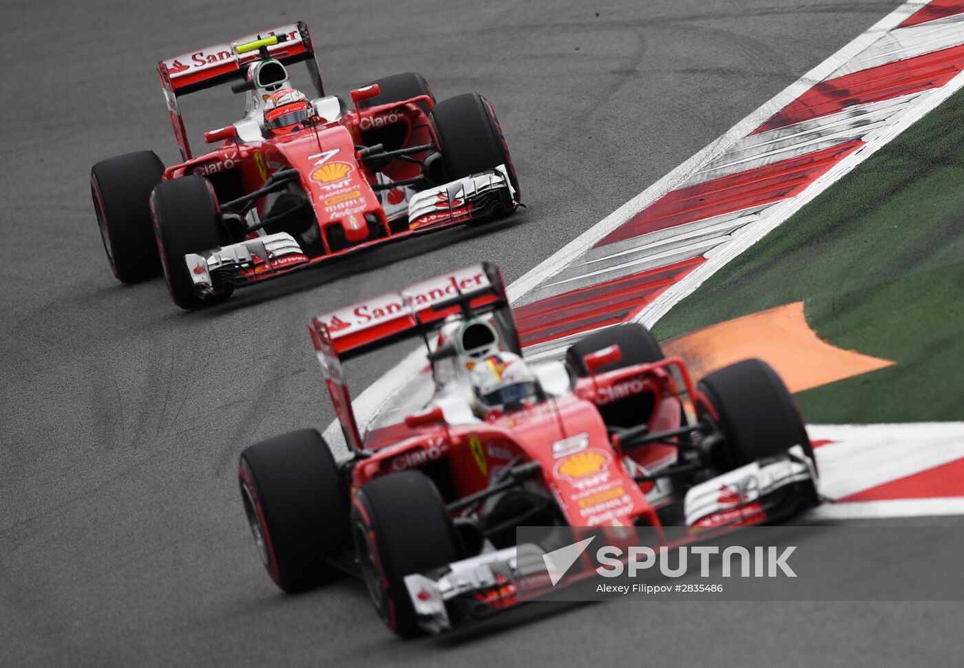 2016 Formula 1 Russian Grand Prix. Practice three