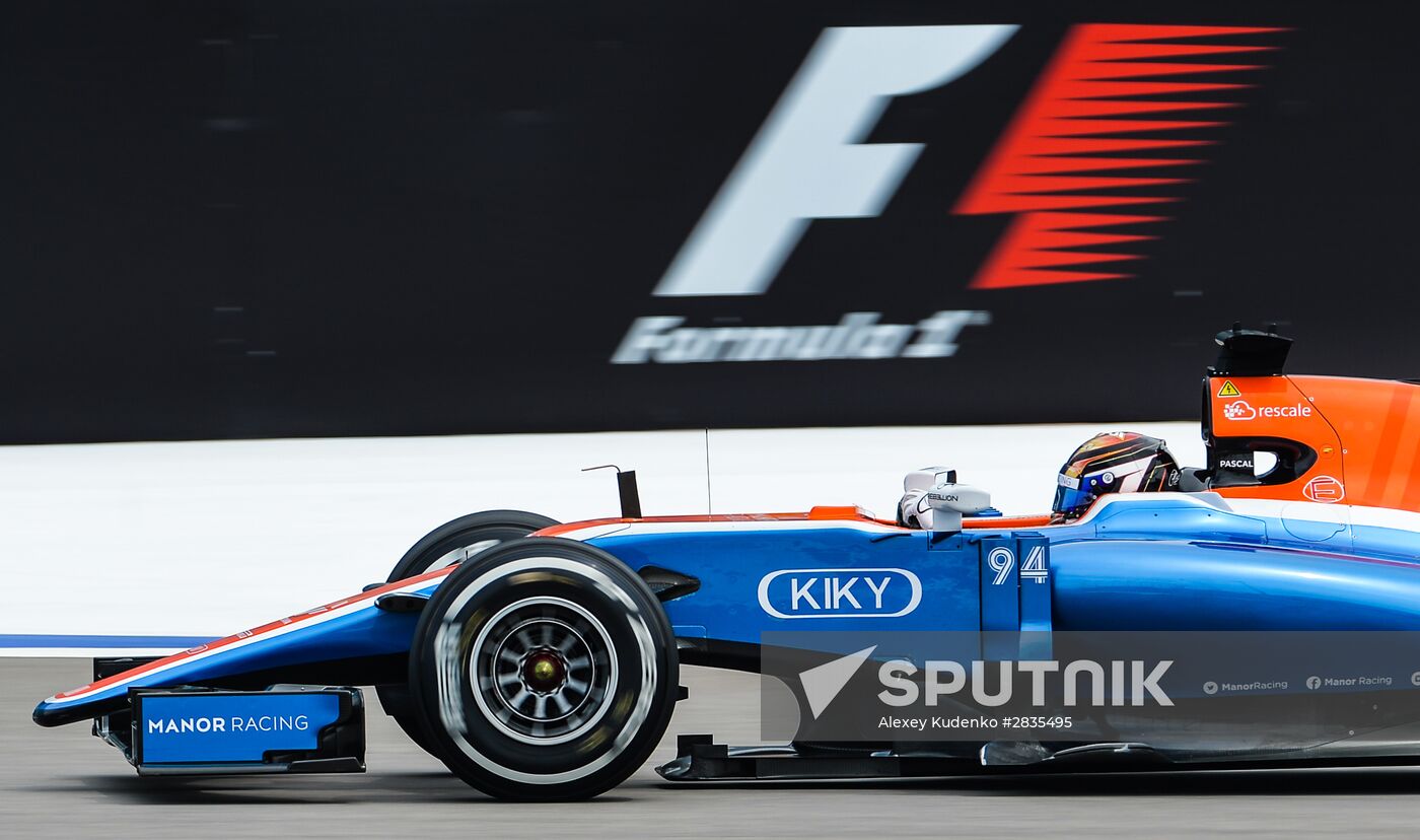2016 Formula 1 Russian Grand Prix. Practice three