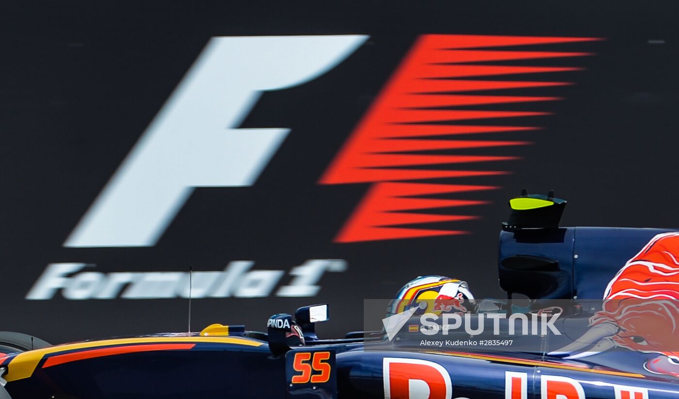 2016 Formula 1 Russian Grand Prix. Practice three