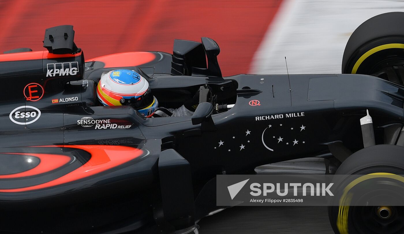 2016 Formula 1 Russian Grand Prix. Practice three