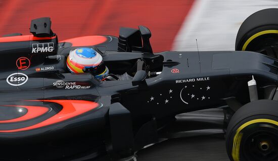 2016 Formula 1 Russian Grand Prix. Practice three