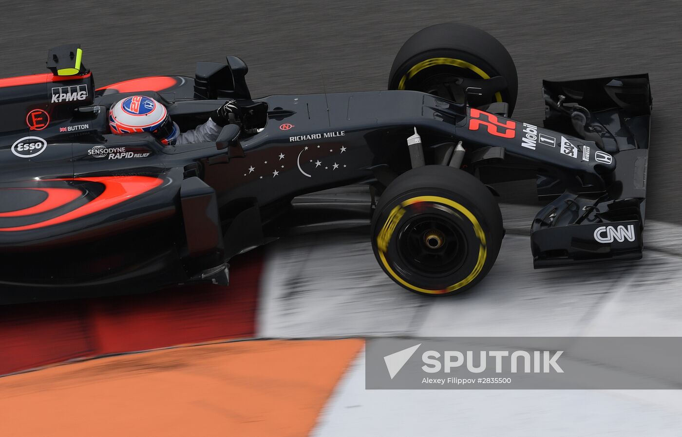 2016 Formula 1 Russian Grand Prix. Practice three