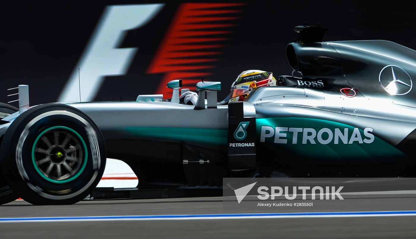 2016 Formula 1 Russian Grand Prix. Practice 3