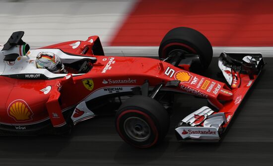 2016 Formula 1 Russian Grand Prix. Third practice session