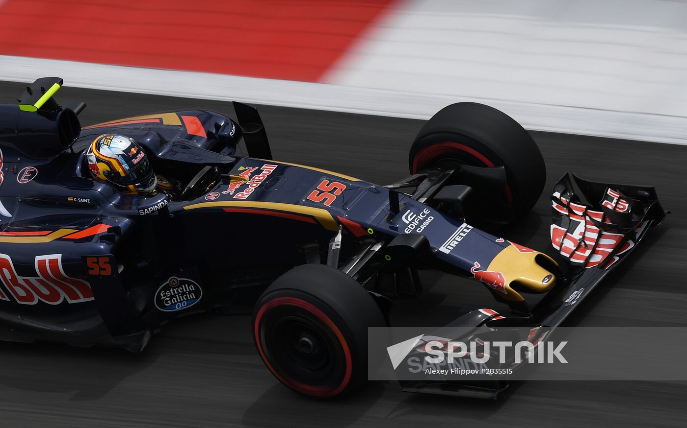 2016 Formula 1 Russian Grand Prix. Practice three