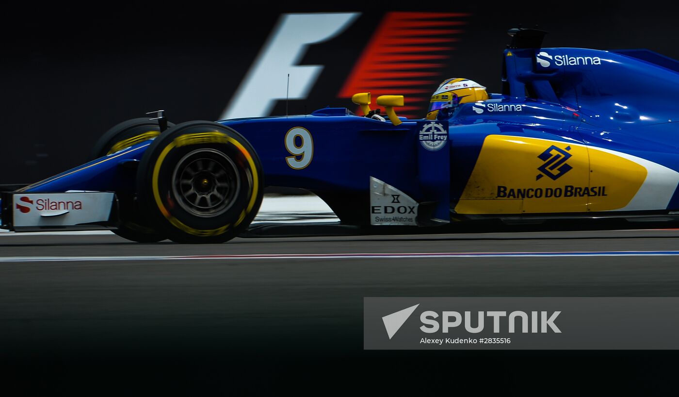 2016 Formula 1 Russian Grand Prix. Practice three